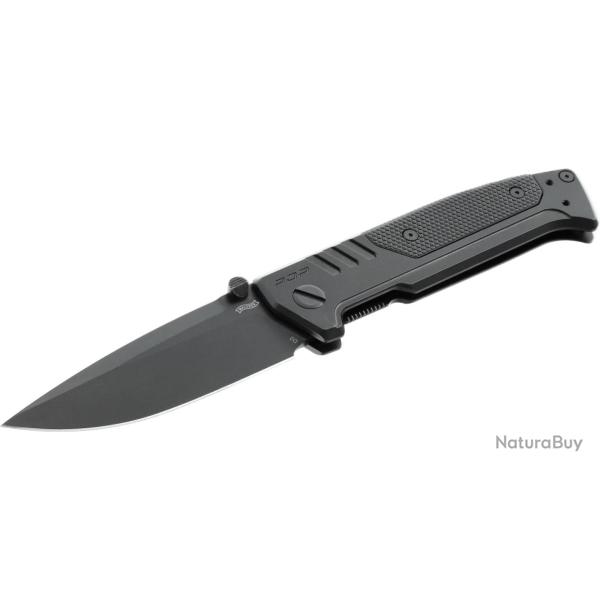 Couteau pliant Walther PDP Steel Frame Spearpoint Black