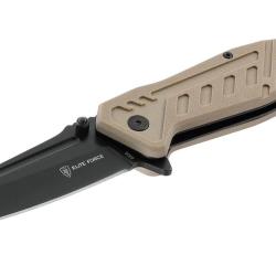 Couteau pliant Elite Force EF159 finition Blackwash FDE