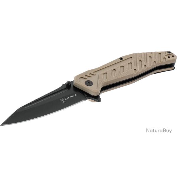 Couteau pliant Elite Force EF159 finition Blackwash FDE
