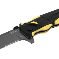 Couteau de secours Walther Pro Rescue Knife jaune