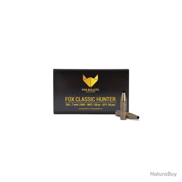 Ogives sans plomb Fox Bullets Classic Hunter 7 mm (.284) 130 gr - bo�te de 50