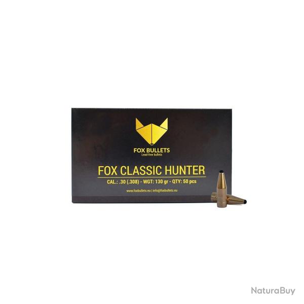 Ogives sans plomb Fox Bullets Classic Hunter .308 130 gr - bo�te de 50