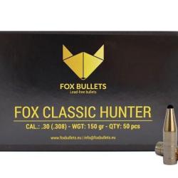 Ogives sans plomb Fox Bullets Classic Hunter .308 150 gr - bo&icirc;te de 50