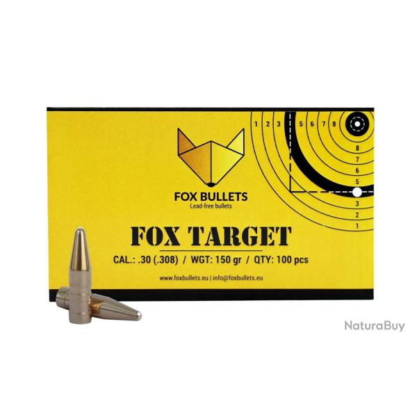 Ogives sans plomb Fox Bullets Target .308 150 gr - bo�te de 100