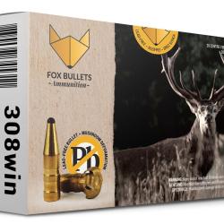 Cartouche sans plomb Fox Bullets Classic Hunter 308 Win 130 gr bo&icirc;te de 20