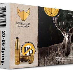 Cartouche sans plomb Fox Bullets Classic Hunter 30-06 165 gr - bo&icirc;te de 20