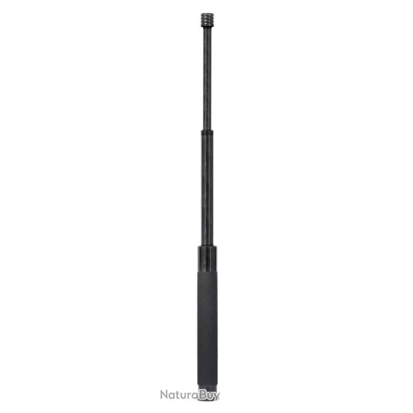 Matraque t�lescopique Clovx 21 pouces acier tremp� avec �tui rotatif 360� et bouton poussoir