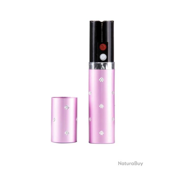 Shocker �lectrique camoufl� rouge � l�vres Ux Rose M�tallique 2 000 000 V