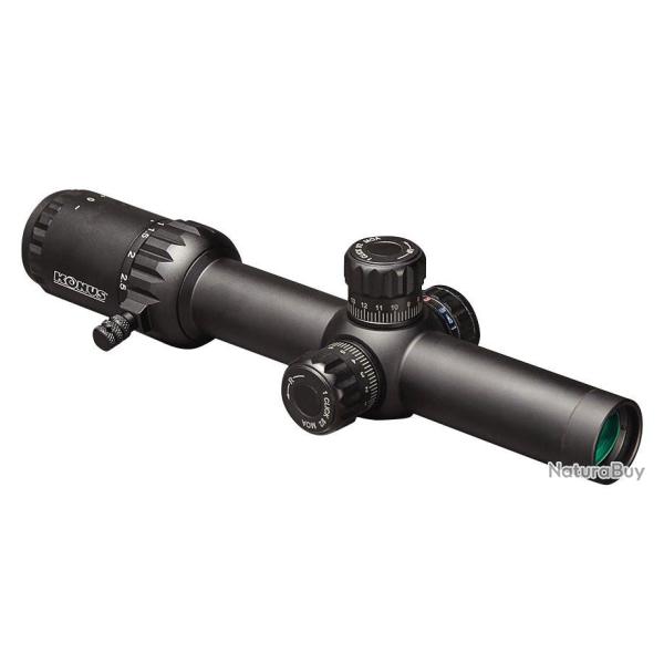 Lunette de tir Konus Event 1-10x24 réticule Circle Dot lumineux rouge ...