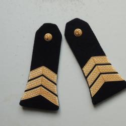 FUSILIERS MARINS - MARINE NATIONALE - EPAULETTES  MAITRE - ETAT NEUF