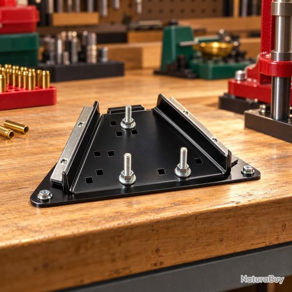 PROMOTION LEE Bench Plate 90251 - Embase de fixation rapide pour presse de rechargement