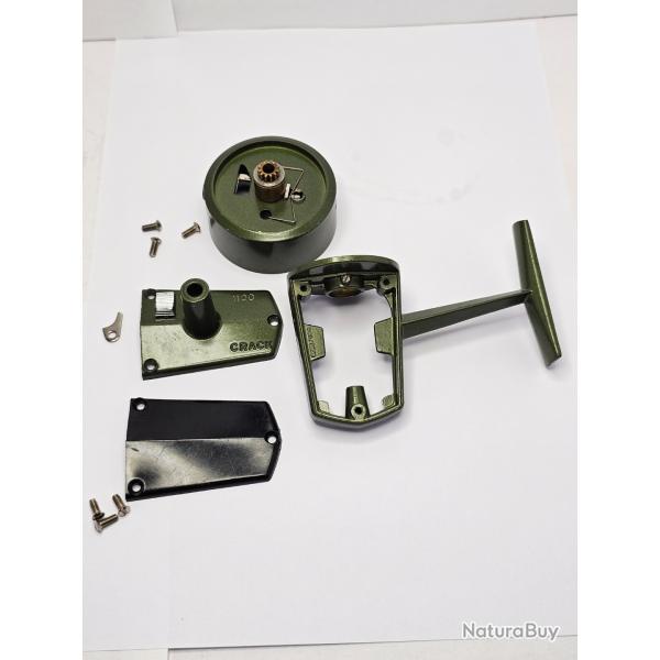 Lot carter, rotor et pi�ces pour moulinet Crack 1100 � Pour pi�ces ou restauration