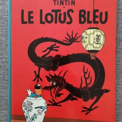 BD Le Lotus Bleu, Les Aventures de Tintin par Herg&eacute; Casterman