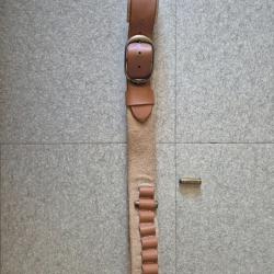 Cartouchiere cuir 44-40,44mag,45 colt ou autres