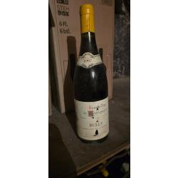 Vin  bourgogne rully rouge 1997