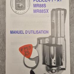 Notice revolver Manurhin F1/MR88 en fran&ccedil;ais