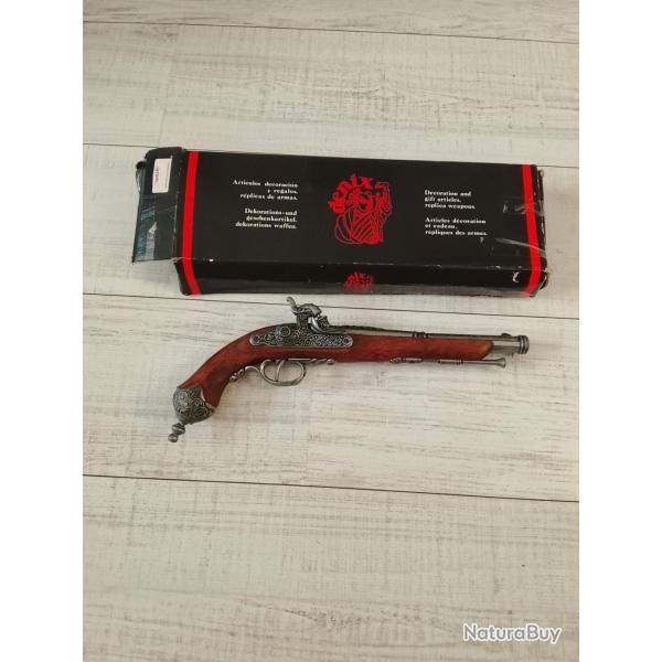 r�plique pistolet � percussion Denix mod�le Brescia 1825