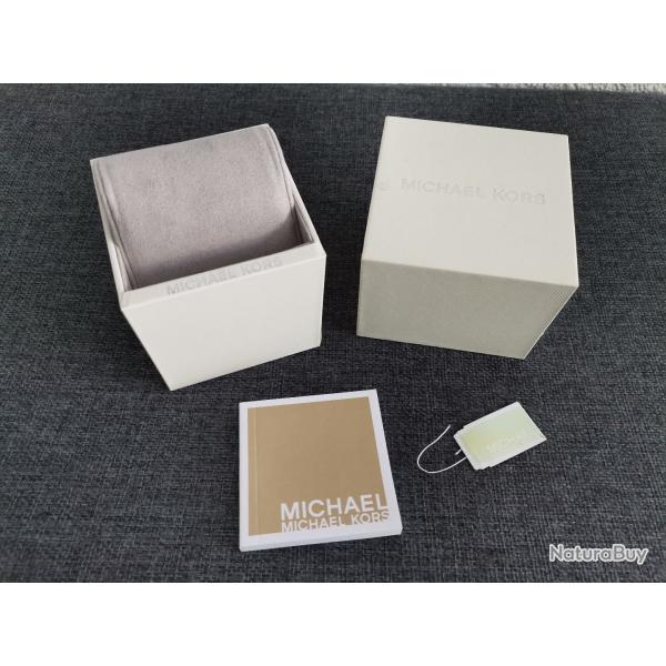 Boite pour montre Michael Kors avec manuel et �tiquette