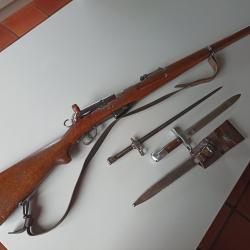 Fusil Suisse Schmidt-Rubin 96/11 Calibre d'origine 7,5 x 55 Cat&eacute;gorie D