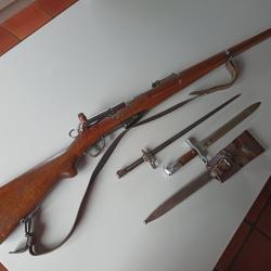 Fusil Suisse Schmidt-Rubin 96/11 Calibre d'origine 7,5 x 55 Cat&eacute;gorie D