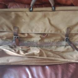 sac de chasse toile et cuir