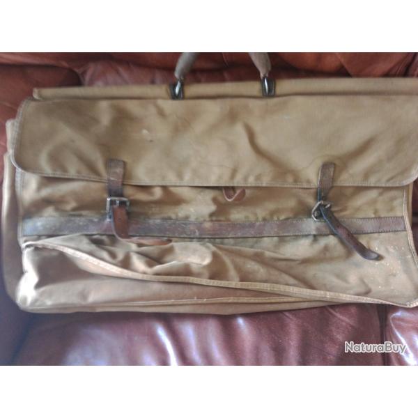 sac de chasse toile et cuir