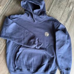 Sweat &agrave; capuche enfant Brod&eacute; Tordo coloris Bleu Marine T.10 ans