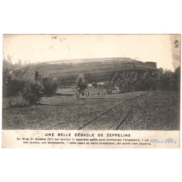 CPA MILITARIA - UNE BELLE D�B�CLE DE ZEPPELINS