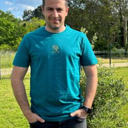 Tee-Shirt Tordo Coloris Bleu canard 100 % coton Bio