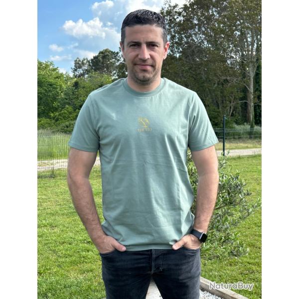Tee-Shirt Tordo coloris vert 100% Coton Bio