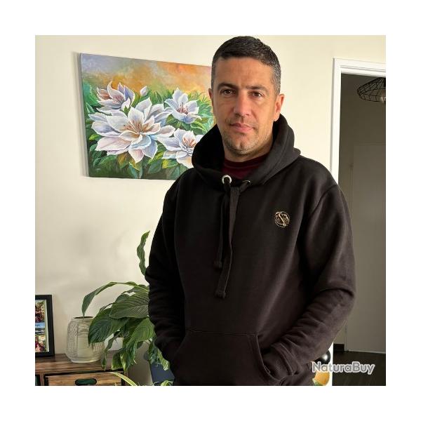 Sweat � capuche Brod� Tordo