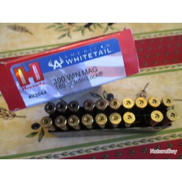 Vends lot de douilles  cal 300 Win Mag