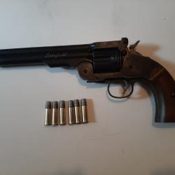 R&eacute;plique airsoft Schofield ASG 6mm Co2 effet noir vieilli / Neuf