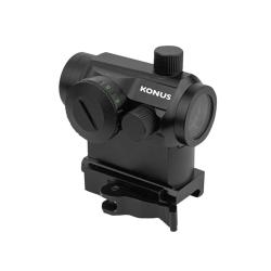 Point rouge Konus Sight Pro Nuclear-QR 1x22 3 MOA double montage haut QR et bas