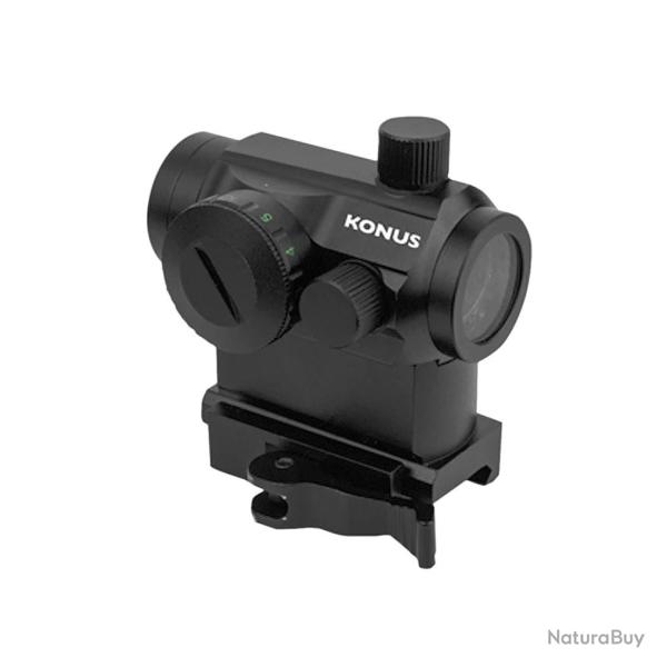 Point rouge Konus Sight Pro Nuclear-QR 1x22 3 MOA double montage haut QR et bas