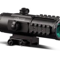 Viseur point rouge Konus Sight Pro PTS2 3x30 2.8 MOA avec montage Weaver/Picatinny