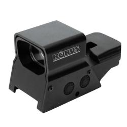 Point rouge Konus Sight Pro R8 1x40 &agrave; 8 r&eacute;ticules lumineux interchangeables rouge et vert