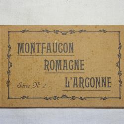 Carnet de cartes postales de l'offensive de Meuse-Argonne 1918