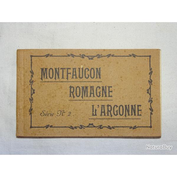 Carnet de cartes postales de l'offensive de Meuse-Argonne 1918