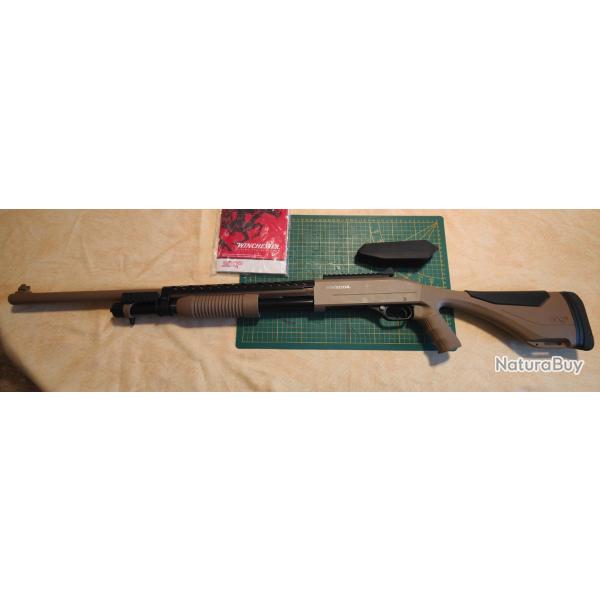 Fusil � pompe WINCHESTER SXP Xtrem Dark Earth Rifled cal.12/76