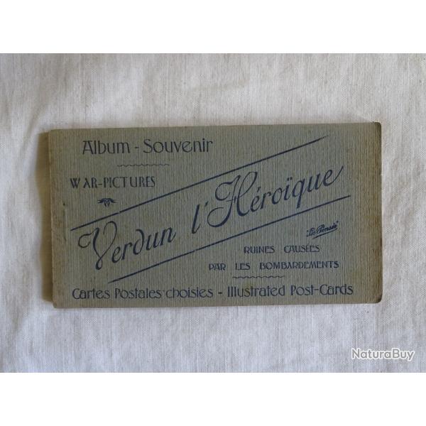 Carnet de cartes postales "Verdun l'H�ro�que"