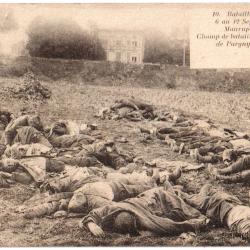 CPA BATAILLE DE LA MARNE SEPTEMBRE 1914 - MAURUPT (MARNE) - CHAMP DE BATAILLE