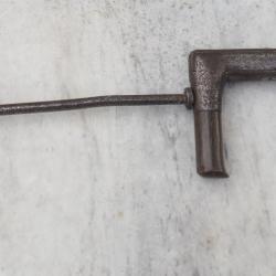 CANNE-FUSIL &agrave; BROCHE 14 MM - J. ROUCHON, SAINT-&Eacute;TIENNE - XIXe SI&Egrave;CLE - Sref CN26OBJ013