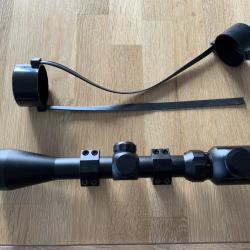 Lunette tir LENSOLUX 3-9x40E + colliers montage