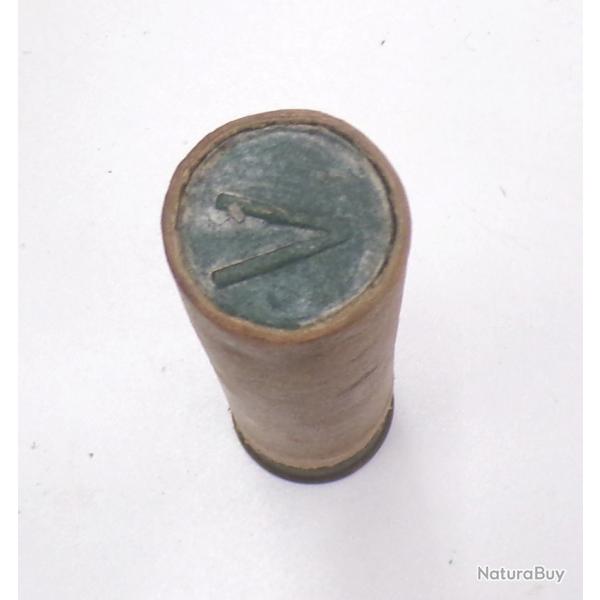 Rare cartouche de signalisation SFM calibre 4 utilis�e par l'arm�e fran�aise en 1914.