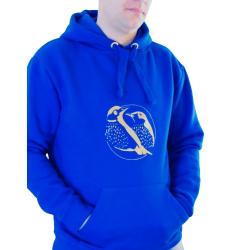 Sweat &agrave; capuche Tordo logo poitrine Coloris Bleu Roy