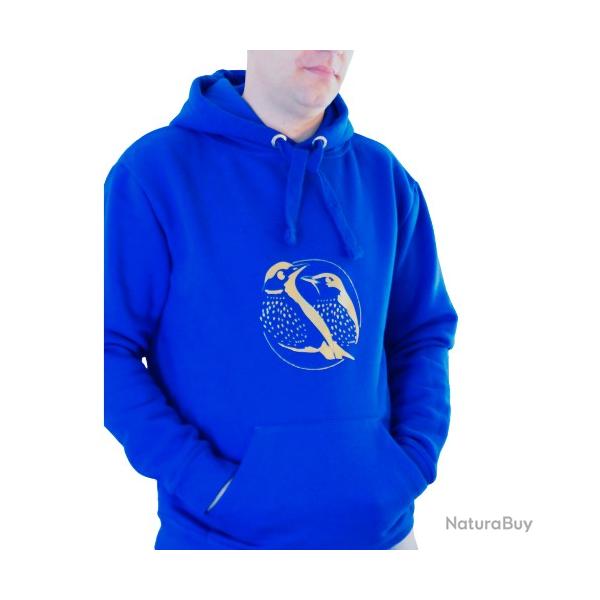 Sweat � capuche Tordo logo poitrine Coloris Bleu Roy