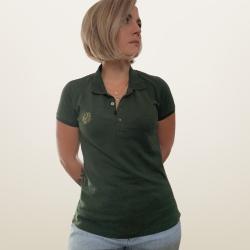 Polo femme Brod&eacute; Tordo coloris VERT