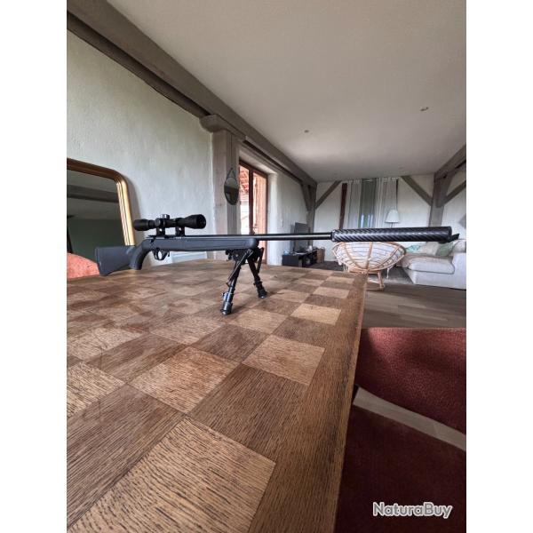 Carabine Mossberg 802 Plinkster .22 LR + Lunette RTI 4x32 + Mod�rateur de son et bipied