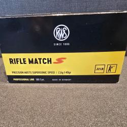 RWS Rifle Match Supersonic cal.22lr professional Line /500